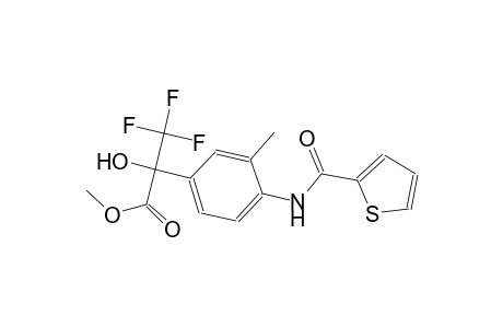 methyl 3,3,3-trifluoro-2-hydroxy-2-{3-methyl-4-[(2-thienylcarbonyl)amino]phenyl}propanoate