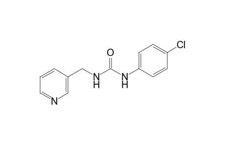 1-(p-chlorophenyl)-3-[(3-pyridyl)methyl]urea