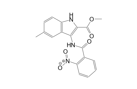 methyl 5-methyl-3-[(2-nitrobenzoyl)amino]-1H-indole-2-carboxylate