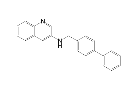 (4-phenylbenzyl)-(3-quinolyl)amine