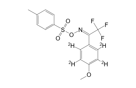 2,2,2-TRIFLUORO-1-[4-METHOXY-(2,3,5,6-(2)H4)-PHENYL]-1-ETHANONE-O-[(4-METHYLPHENYL)-SULFONYL]-OXIME