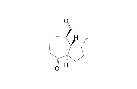 (1R,3aR,8R,8aS)-8-acetyl-1-methyl-2,3,3a,5,6,7,8,8a-octahydro-1H-azulen-4-one