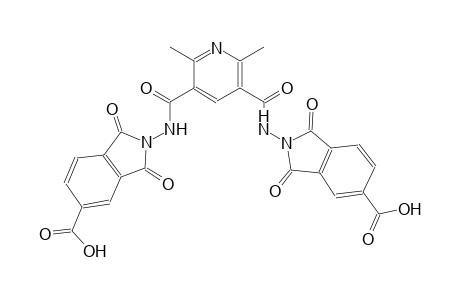 2-{[(5-{[(5-carboxy-1,3-dioxo-1,3-dihydro-2H-isoindol-2-yl)amino]carbonyl}-2,6-dimethyl-3-pyridinyl)carbonyl]amino}-1,3-dioxo-5-