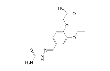 (4-{(E)-[(aminocarbothioyl)hydrazono]methyl}-2-ethoxyphenoxy)acetic acid
