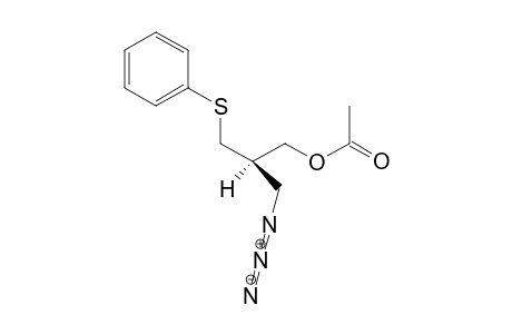 (R)-3-Azido-2-[(phenylsulfanylmethyl]propylacetate