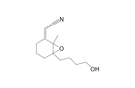 (E/Z)-6-(4-Hydroxybutyl)-1-methyl-7-oxabicyclo[4.1.0]hept-2-ylideneacetonitrile