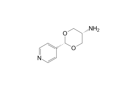 cis-2-(Pyridin-4-yl)-1,3-dioxan-5-amine