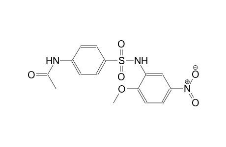 N-{4-[(2-methoxy-5-nitroanilino)sulfonyl]phenyl}acetamide