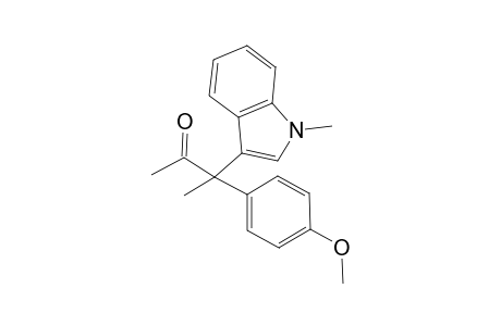 3-(4-Methoxyphenyl)-3-(1-methyl-1H-indol-3-yl)butan-2-one