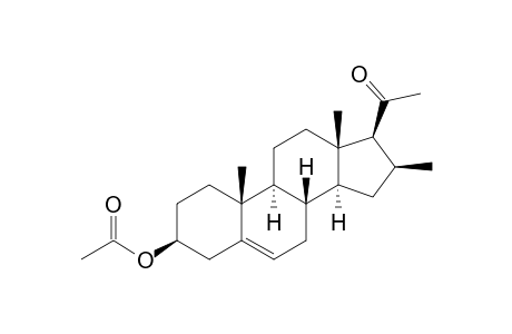 3β-hydroxy-16β-methylpregn-5-en-20-one, acetate
