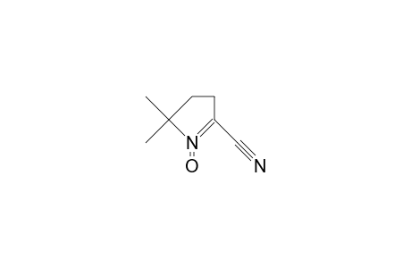 2H-Pyrrole-5-carbonitrile, 3,4-dihydro-2,2-dimethyl-, 1-oxide