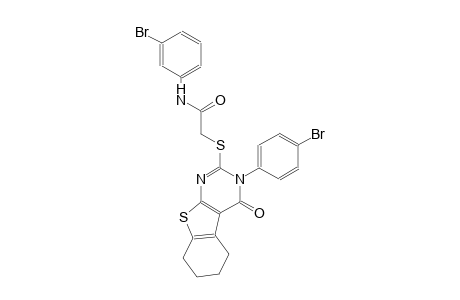 N-(3-bromophenyl)-2-{[3-(4-bromophenyl)-4-oxo-3,4,5,6,7,8-hexahydro[1]benzothieno[2,3-d]pyrimidin-2-yl]sulfanyl}acetamide