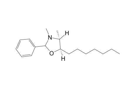 DL-threo-3,4-dimethyl-2-heptyl-5-phenyloxazolidine