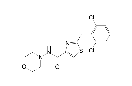 2-(2,6-dichlorobenzyl)-N-morpholino-4-thiazolecarboxamide