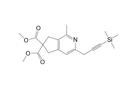 Dimethyl 4-methyl-5-{3-(trimethylsilyl)prop-2-yn-1-yl]-1,2-dihydro-3H-cyclopenta[c]pyridine-2,2-dicarboxylate