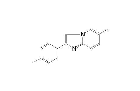 imidazo[1,2-a]pyridine, 6-methyl-2-(4-methylphenyl)-