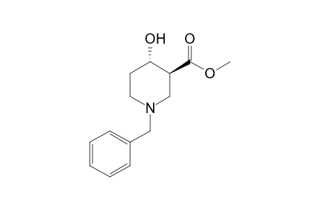 (4S,3S) N-benzyl-4-hydroxy-3-ethoxycarbonylpiperidine