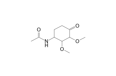 Cyclohexanone, 4R-acetamido-2trans,3cis-dimethoxy-