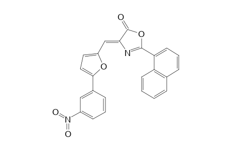 2-(1-Naphthyl)-4-{[5-(3-nitrophenyl)-2-furyl]methylene}-1,3-oxazol-5(4H)-one