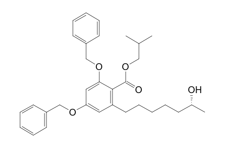 Isobutyl (R)-2,4-Dibenzyloxy-6-(6-hydroxyheptyl)benzoate