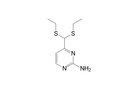 2-AMINO-4-PYRIMIDINECARBOXALDEHYDE, DIETHYL MERCAPTAL