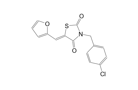 2,4-thiazolidinedione, 3-[(4-chlorophenyl)methyl]-5-(2-furanylmethylene)-, (5Z)-