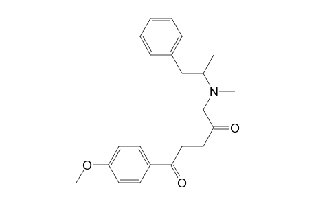 1-(4-Methoxyphenyl)-5-[methyl-(1-methyl-2-phenylethyl)-amino]-pentan-1,4-dione