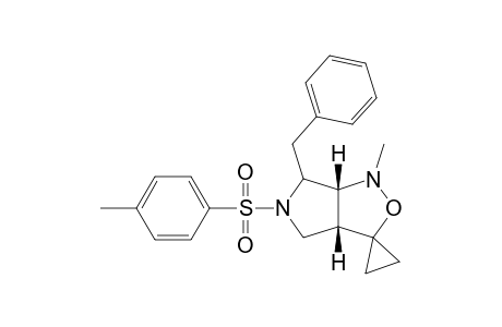 (3'aR,6'aR)-6'-Benzyl-1'-methyl-5'-tosyl-spiro[cyclopropane-1,3'-hexahydro-4H-pyrrolo[3,4-c]isoxazole]