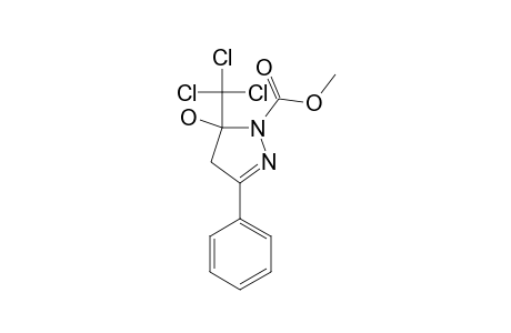 3-PHENYL-5-TRICHLOROMETHYL-4,5-DIHYDRO-1H-1-PYRAZOLE-METHYLESTER