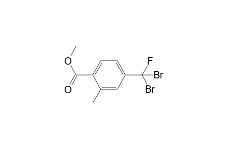 methyl 4-(dibromofluoromethyl)-2-methylbenzoate