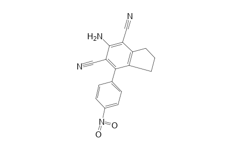 5-AMINO-7-(p-NITROPHENYL)-4,6-INDANDICARBONITRILE
