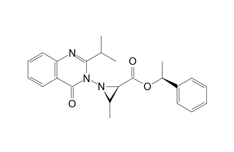 (1R,2R)-1-(2-Isopropyl-4-oxo-4H-quinazolin-3-yl)-3-methyl-aziridine-2-carboxylic acid (S)-1-phenyl-ethyl ester