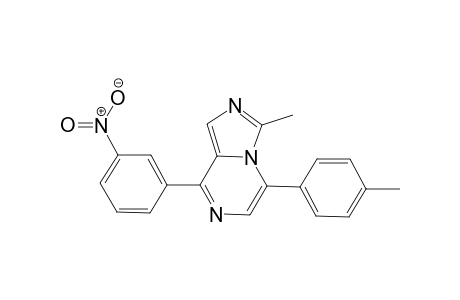3-Methyl-8-(3-nitrophenyl)-5-(p-tolyl)imidazo[1,5-a]pyrazine