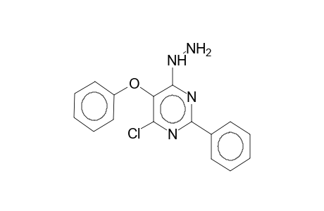 2-phenyl-4-hydrazino-5-phenoxy-6-chloropyrimidine