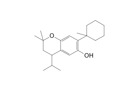 2H-1-benzopyran-6-ol, 3,4-dihydro-2,2-dimethyl-7-(1-methylcyclohexyl)-4-(1-methylethyl)-