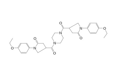 2-pyrrolidinone, 1-(4-ethoxyphenyl)-4-[[4-[[1-(4-ethoxyphenyl)-5-oxo-3-pyrrolidinyl]carbonyl]-1-piperazinyl]carbonyl]-