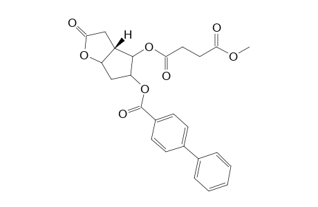 (3aS)-[5-(1,1'-Biphenyl-4-carbonyloxy)-hexahydro-2H-cyclopenta[b]furan-2-on-4-yl]methyl hydrogen butanedioate