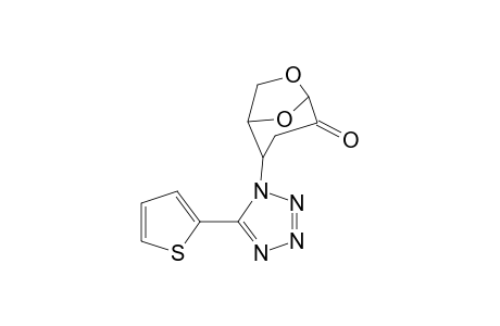 6,8-Dioxabicyclo[3.2.1]octan-4-one, 2-[5-(2-thienyl)-1H-1,2,3,4-tetrazol-1-yl]-