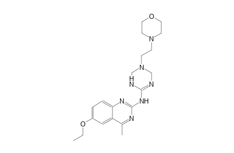 N-(6-ethoxy-4-methyl-2-quinazolinyl)-N-{5-[2-(4-morpholinyl)ethyl]-1,4,5,6-tetrahydro-1,3,5-triazin-2-yl}amine