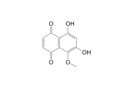 5-Methoxy-6,8-bis(oxidanyl)naphthalene-1,4-dione