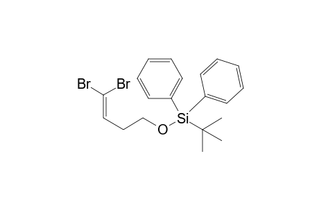 tert-Butyl((4,4-dibromobut-3-en-1-yl)oxy)diphenylsilane