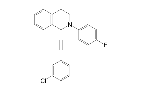 1-((3-chlorophenyl)ethynyl)-2-(4-fluorophenyl)-1,2,3,4-tetrahydroisoquinoline