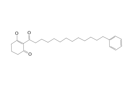 SURINONE-B;3-HYDROXY-2-(13-PHENYLTRIDECANOYL)-CYCLOHEX-2-ENONE