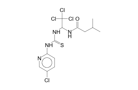 1-(5-Chloro-2-pyridyl)-3-(2,2,2-trichloro-1-isovaleramidoethyl)-2-thiourea