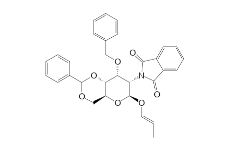 PROP-1-ENYL-3-O-BENZYL-4,6-O-BENZYLIDENE-2-DEOXY-2-PHTHALIMIDO-BETA-D-ALLOPYRANOSIDE