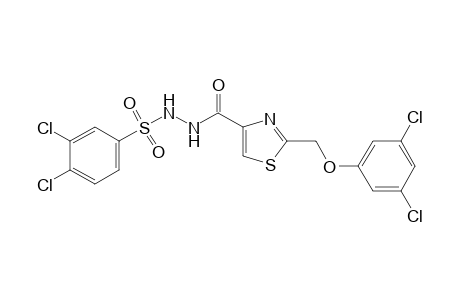1-{{2-[(3,5-dichlorophenoxy)methyl]-4-thiazolyl}carbonyl}-2-[(3,4-dichlorophenyl)sulfonyl]hydrazine