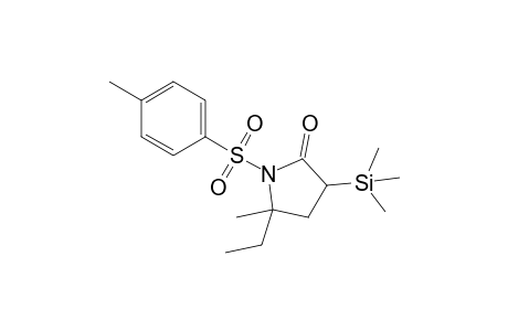 5-ethyl-5-methyl-1-(4-methylphenyl)sulfonyl-3-trimethylsilyl-pyrrolidin-2-one