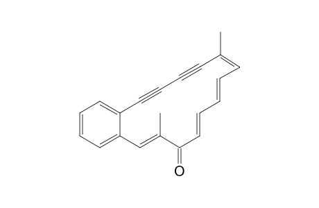 7H-Benzocyclopentadecen-7-one, 14,15,16,17-tetradehydro-6,13-dimethyl-, (E,E,Z,E)-