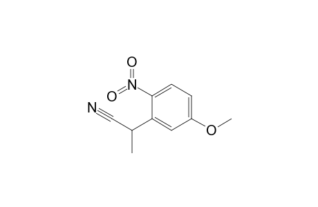 2-(5-Methoxy-2-nitro-phenyl)propanenitrile
