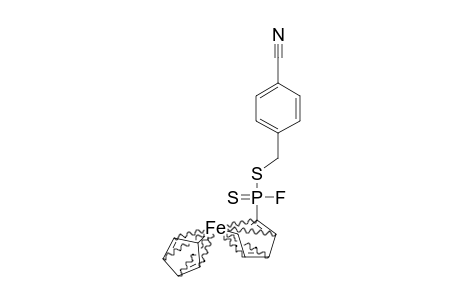 4-CYANOBENZYL-FERROCENYLPHOSPHONOFLUORIDODITHIOATE